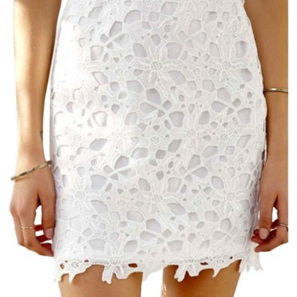 Urban Outfitters White Kimchi & Blue Lace Skirt